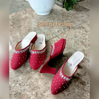 Sendal selop pengantin, wedding shoes