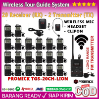 Wireless Tour Guide Interpreter System Audio Haji Umroh 20CH LION 2TX