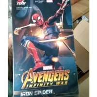 mainan spiderman iron spider zdtoys baru