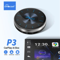 Ottocast P3 CarPlay TV Box for Netflix Spotify Android Auto Car Play Accesiories to Wireless Ai Adapter Automotive Smart systems