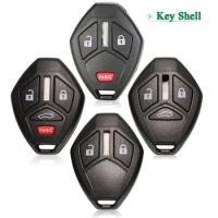 Bilchave 2/3/4 Buttons Remote Car Key Shell Case For Mitsubishi Lancer Outlander Endeavor Galant Without Blades