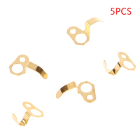 5PCS Gold Watch Movement Replacement Negative Electrode For Movement Battery Contact Clasp Fit 505/515/585/705/715/775/785