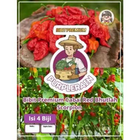 Bibit Premium Cabe Bhutlah Scorpion Cabe Super Pedas|Benih Cabe Bhutlah