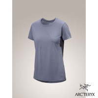 【Arcteryx 始祖鳥官方直營】女 Taema 快乾短袖圓領衫 雲層雜藍
