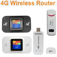 4G Lte Router Unlock Modem Mobile WiFi Router Pocket WIFI Router 4G LTE USB Modem Sim Card Slot Wireless for Car