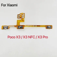 For Xiaomi Mi Poco X3 / X3 NFC / X3 Pro Power On Off Flex Volume Switch Flex Cable Side Key Button Control Mobile Phone Parts
