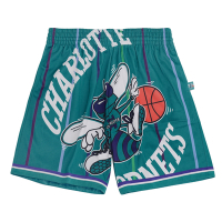 Mitchell &amp; Ness 球褲 NBA Hornets Big Face 黃蜂 M&amp;N MN21ASH01CH
