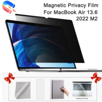 Laptop Privacy Filter For Apple MacBook Air 13.6 M2 Screen Protectors Film A2681 2022 New Removable Magnetic Privacy Filter Film