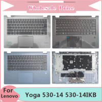 New Original For Lenovo Yoga 530-14 530-14IKB Flex 6-14IKB 6-14ARR Laptop Palmrest Case Keyboard US English Version Upper Cover