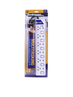 รางปลั๊ก 6 ช่อง VCT3x0.75 5 เมตร สีขาว