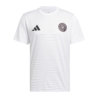 Adidas M Messi N&N JJ2591 男 足球衣 短袖上衣 運動 訓練 吸濕排汗 邁阿密 白