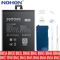 NOHON Battery For Xiaomi Mi Note Pro 2 3 Replacement Battery Note2 Note3 BM3A BM48 BM34 BM21 Lithium Polymer Bateria +Free Tools