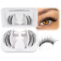Magnetic Eyelashes Fox Eye Magnetic Lashes Wispy False Eyelashes Natural Cat Eye Magnetic Eyelash wi