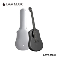 LAVA ME 3 Smartguitar, Carbon Fiber Acoustic Guitar with Tuner, Recording and Beat Functions, Multiple Performance Effects
