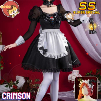 Identity V Crimson Priestess Cosplay Costume Game Identity V Fiona Gilman Cosplay Witch's Costume Crimson Cosplay Wig CoCos-SS