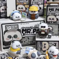TOYCITY MR.PA Working Week Series Blind Box Toys Guess Bag Mystery Box Cute  Action Figures Doll Desktop Ornaments Kawaii Gifts