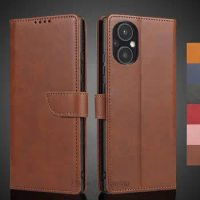 Wallet Flip Cover Leather Case for OPPO Reno 7 lite / OPPO Reno7 lite (5G) Pu Leather Phone Bags protective Holster Fundas Coque