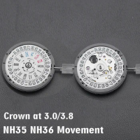 Seiko NH35 NH36 Movement Japan Automatic Movement fit for Seiko SKX007 SRPD Tuna Mechanism for Wrist Watches nh35a nh36a Movt