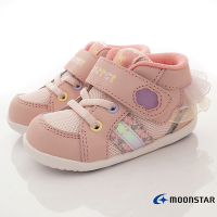 日本月星Moonstar童鞋-2E赤子心蕾絲系列1374粉(13-14.5cm寶寶段)櫻桃家
