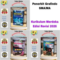 Buku Informatika Kelas 1,2,3 / .10,11,12 SMA Kurikulum Merdeka Grafindo Kelas 12