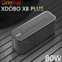 80W XDOBO X8 PLUS And X8 Portable Bluetooth Speakers TWS Wireless Heavy Bass Boombox Music Player Subwoofer Column USB/TF/AUX