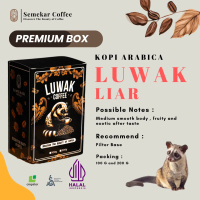 Kopi Luwak liar Coffee Arabica premium Specialty | Hampers Kado gift box set Robusta Hitam