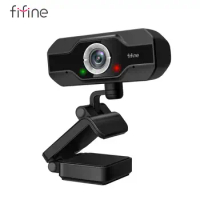 FIFINE 1080P Full HD PC Webcam for USB Desktop &amp; Laptop , Live Streaming Webcam with Microphone HD Video,for Video Calling-K432