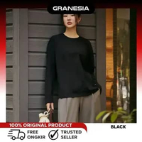 STL Fresh Light Metro Tea m Long Sleeve|Kaos Olahraga Lari & Dailywear M Black
