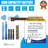 DaDaXiong High-Capacity 600mAh SP452929SF Battery For Ticwatch pro 4G /Bluetooth Version TicWatch S2 + Free Tools
