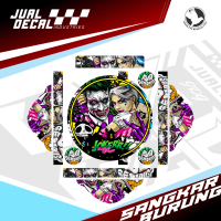 Stiker Sangkar Lovebird JOKER QUEEN | Stiker Tebok Lovebird