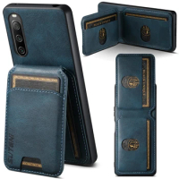 For Sony Xperia 1 5 10 IV V Case Luxury Magnet Card Slots Holder PU Leather Wallet Cover