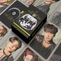 55pcs/Set ATEEZ New Album Paradigm Photocard HONGJOONG YUNHO SEONGHWA JONGHO SAN LOMO Card Double-sided Postcard Fans Collection