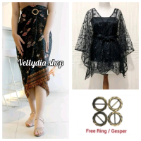 rok lilit batik+outer Pita kebaya cantik kebaya breameid lamaran Wisuda kekinian