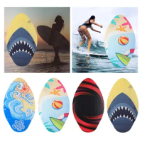 30inch Surfing Skim Board Wooden Skimboard Surf Board Beach Water Sport Surfboard for Performance Deck Adults Teenagers