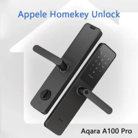 Aqara Smart Door Lock A100 Pro CN Bluetooth 5.0 Zigbee Apple Homekey Unlock Fingerprint Unlock Work For Apple Homekit Aqara Home