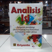 Buku Prenada Kencana Analisis Isi : Pengantar Metodologi Untuk Penelitian Ilmu Komunikasi Dan Ilmu I