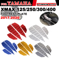 Motorcycle Footrest Foot Pads Pedal Plate Pedals For Yamaha XMAX300 XMAX400 XMAX 250 XMAX125 400 2017 2018 2019 2020 Accessories