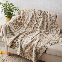 波西米亞針織蓋毯 毛毯 披肩毯 沙發蓋毯 沙發毯 午睡毯 針織毯 冷氣毯 露營野餐墊 蓋腿毯加厚毯子