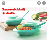 sambal dish tosca tupperware isi 2 set