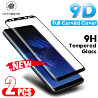 2PCS Curved Tempered Glass for Samsung S10 S9 S8 S23 Ultra S22 S21 S20 Plus Screen Protector for Samsung Note 20 Ultra 10 9