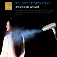 Nano Mist Spray Gun for S60 S68-III Nano Hair Steamer Accessories Nano Hair Heater Spray hose( This is a part, not a machine)