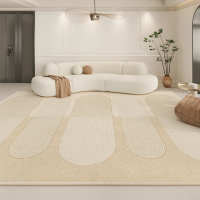 【In Da House】法式奶油風圈絨地毯客廳臥室地毯140X200cm