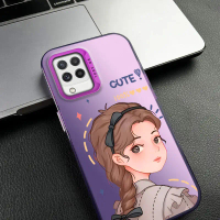 เคสโทรศัพท์สำหรับ Samsung A22, A22 4G, M32 4G, M22, F22 4G, กึ่งโปร่งใส, บางเฉียบ, ฝ้า, เคส, Casin