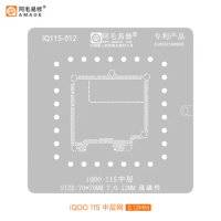 Amaoe Motherboard Middle Layer BGA Reballing Stencil For iQOO11S