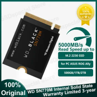 WD_BLACK WD SN770M M.2 2230 NVMe SSD Internal Solid State 500GB 1TB 2TB Read Speed up to 5150MB/s for Handheld Gaming Devices