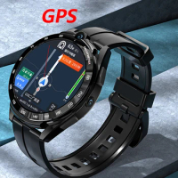 GPS 4G Smart Watch Men 6GB 128GB Android 11 Men Watch Phone Dual Camera Heart Rate Tracker WIFI Smart watch For Android IOS