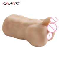 Pocket Size Masturbation Doll for Men Silicone Anal Sex Doll Realistic Anal Hole Fake Penis Gay Anus Sex Love Doll Adult Supply