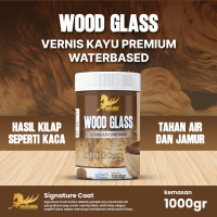 Politur Kayu Water Based 1KG | Clear Glossy Wood Glass | Cat Kayu Transparan Golden Horse