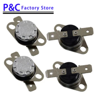 5PCS Bimetal thermostat KSD301 0~350C 10A Temperature Switch Thermal Control Degree Celsius Automatic Reset Thermostat 75 85 95