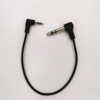 20256.35 to 3.5 Single Tone Cable Stereo Coiled Audio Cable 6.5 Single Channel Male to Male Guitar N